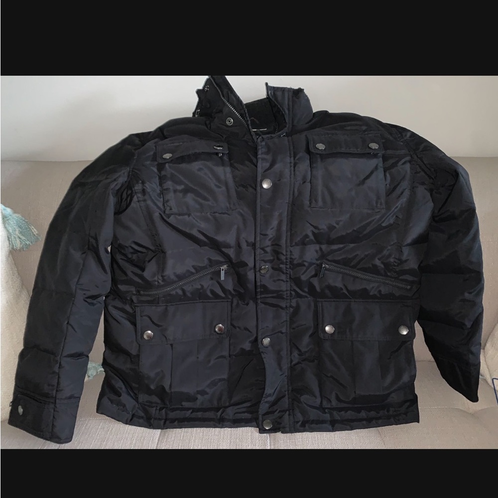 Men’s used black Michael Kors coat